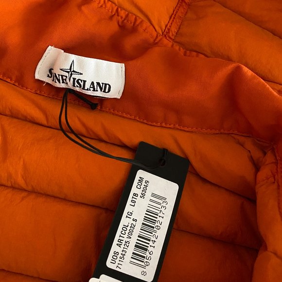 Brand New With Tags Channel Quilted Down Stone Island Men's Jacket - Picture 9 of 16